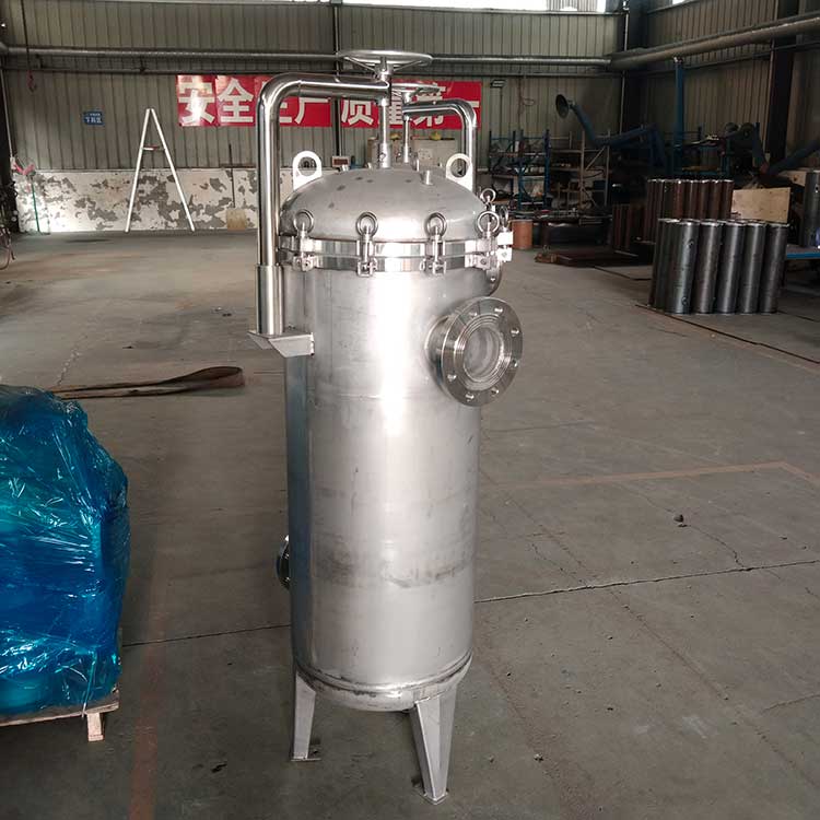 華豫供應(yīng)三袋Φ450袋式過(guò)濾器 殼體材質(zhì)304